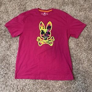 Psycho Bunny T Shirt with Large‎ Camouflage Bunny Logo Graphic Mens Size 9 (3XL)